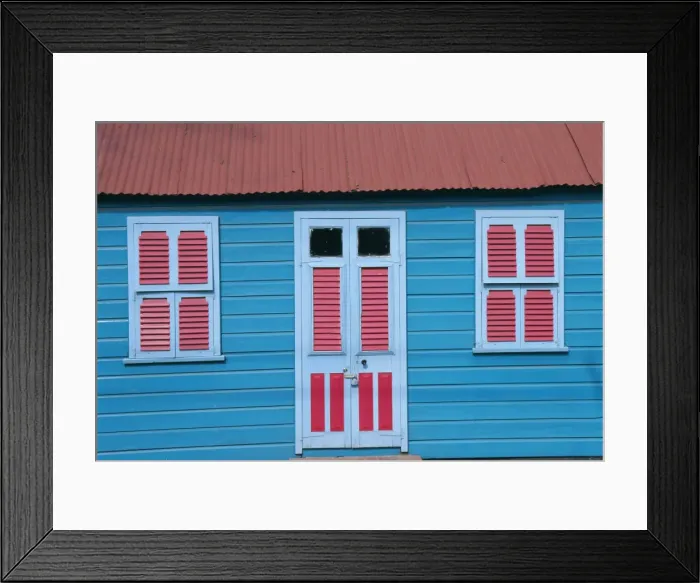 Framed Print : Chattel house in Holders, Barbados, Caribbean, West Indies, Central America Framed Print : Chattel house in Holders, Barbados, Caribbean, West Indies, Central America
