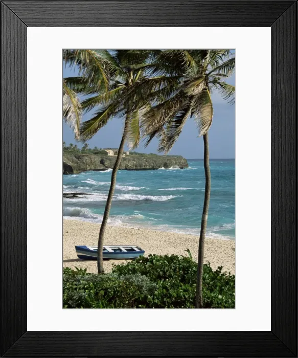 Framed Print : Sam Lords Castle, palms and beach, Barbados, West Indies, Caribbean, Central America Framed Print : Sam Lords Castle, palms and beach, Barbados, West Indies, Caribbean, Central America