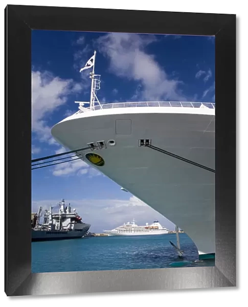 Cruise ships, Bridgetown Port, Barbados, West Indies, Caribbean, Central America