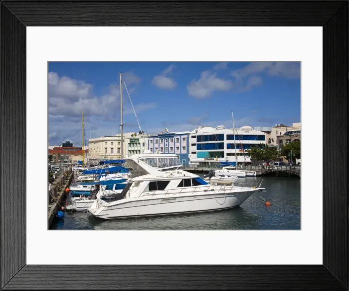 Framed Print : Boats at the Careenage, Bridgetown, Barbados, West Indies, Caribbean, Central America Framed Print : Boats at the Careenage, Bridgetown, Barbados, West Indies, Caribbean, Central America