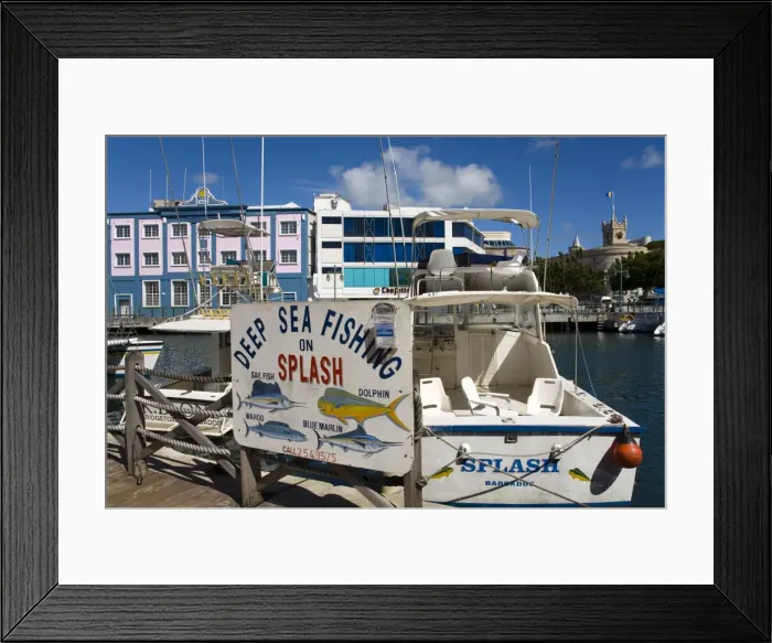 Framed Print : Boats at the Careenage, Bridgetown, Barbados, West Indies, Caribbean, Central America Framed Print : Boats at the Careenage, Bridgetown, Barbados, West Indies, Caribbean, Central America