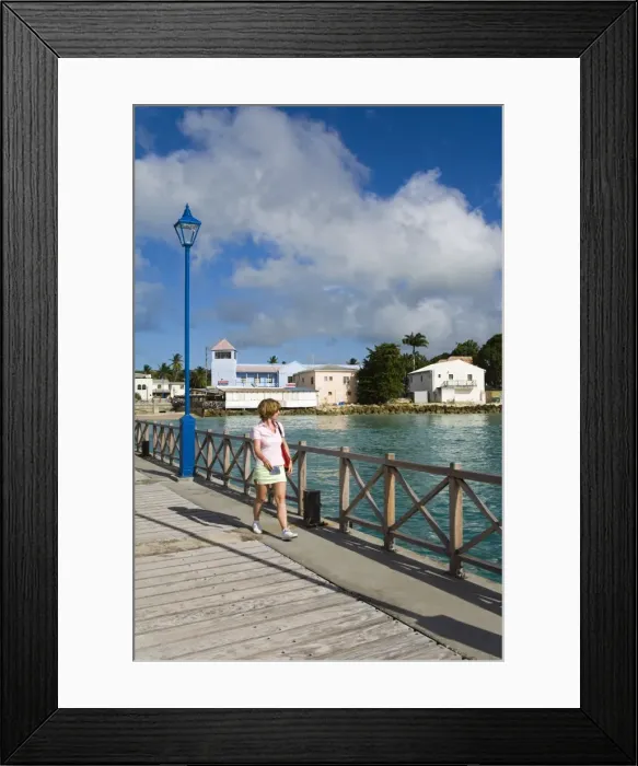 Framed Print : Speightstown Pier, St. Peters Parish, Barbados, West Indies, Caribbean Framed Print : Speightstown Pier, St. Peters Parish, Barbados, West Indies, Caribbean