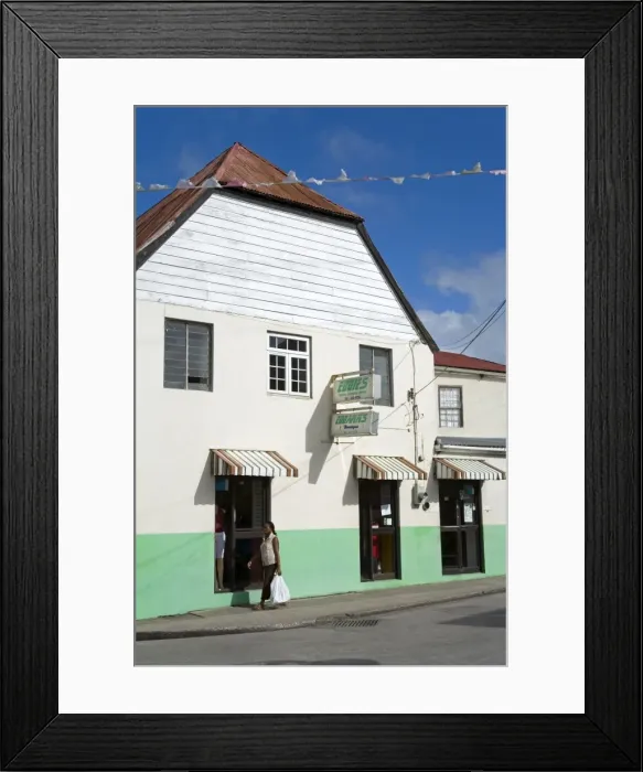 Framed Print : Store in Speightstown, St. Peters Parish, Barbados, West Indies, Caribbean Framed Print : Store in Speightstown, St. Peters Parish, Barbados, West Indies, Caribbean