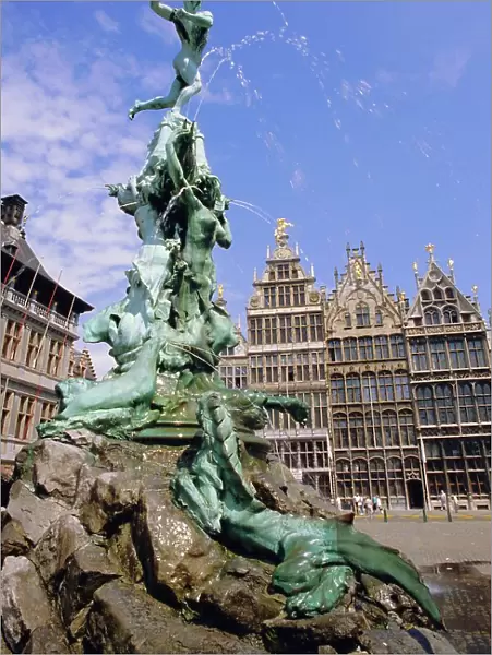 Brabo Statue, Antwerp, Belgium
