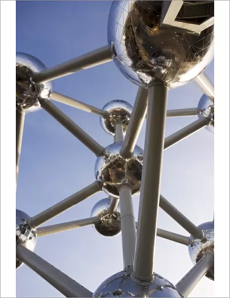 The Atomium, symbol of the 1958 Brussels Worlds Fair and now an iconic symbol of the city