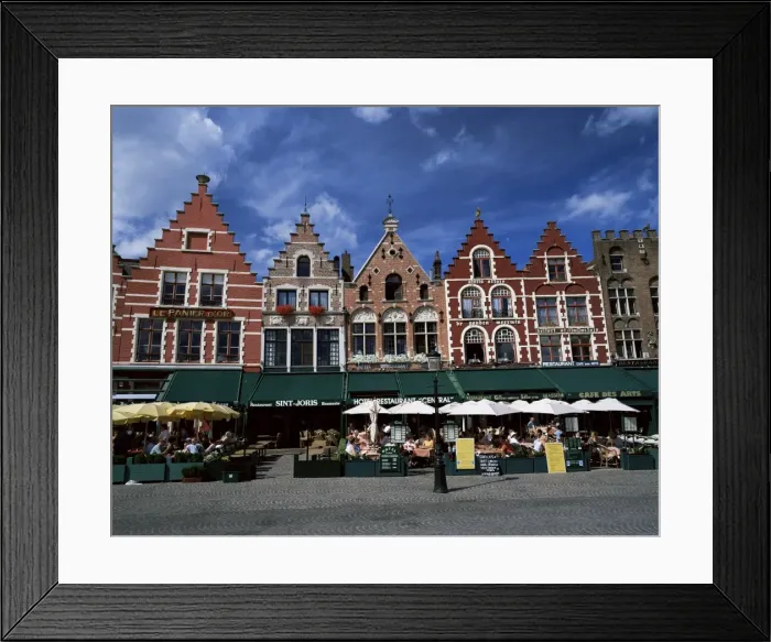 Framed Print : The Markt, Bruges, Belgium, Europe Framed Print : The Markt, Bruges, Belgium, Europe