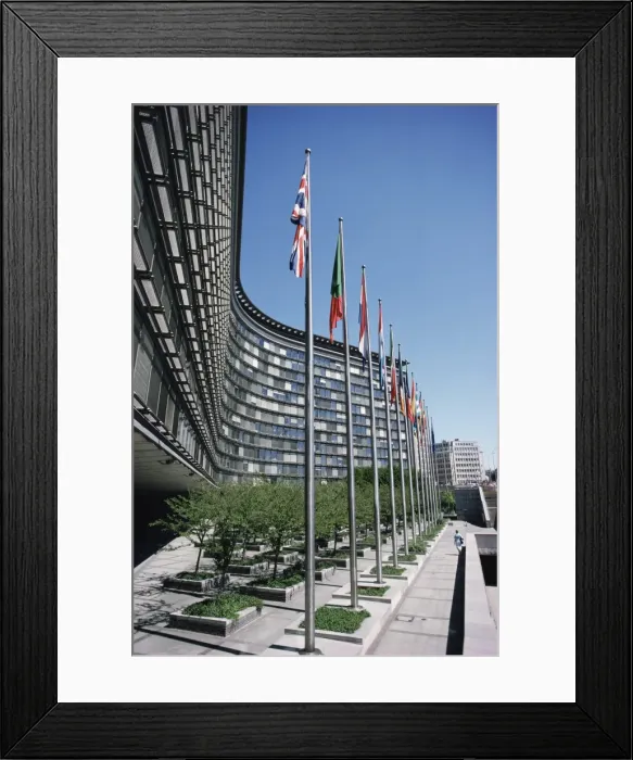 Framed Print : Flags of EU member countries, Brussels, Belgium, Europe Framed Print : Flags of EU member countries, Brussels, Belgium, Europe