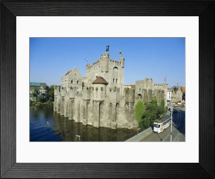 Framed Print : Castle, Ghent, Belgium Framed Print : Castle, Ghent, Belgium