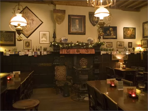 The Vlissinghe cafe, Flemish bar built in 1515 and used by Van Dyck, Blekerstraat