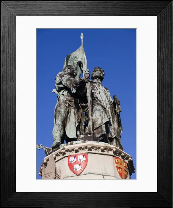 Framed Print : Breydal and Coninck monument, Markt, Bruges, Belgium, Europe Framed Print : Breydal and Coninck monument, Markt, Bruges, Belgium, Europe