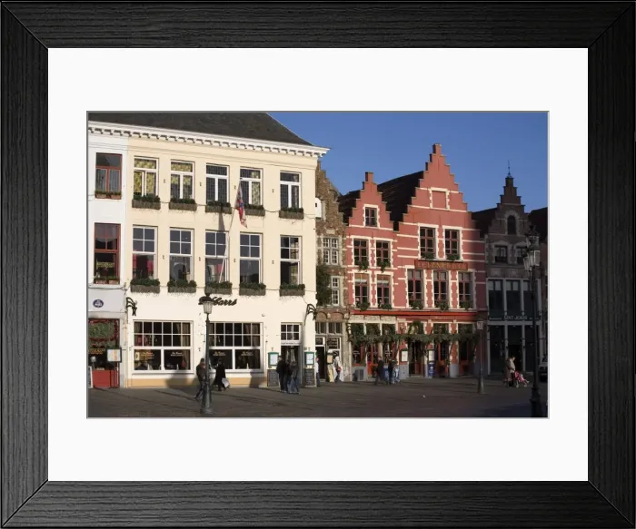 Framed Print : The Markt square, Bruges, Belgium, Europe Framed Print : The Markt square, Bruges, Belgium, Europe