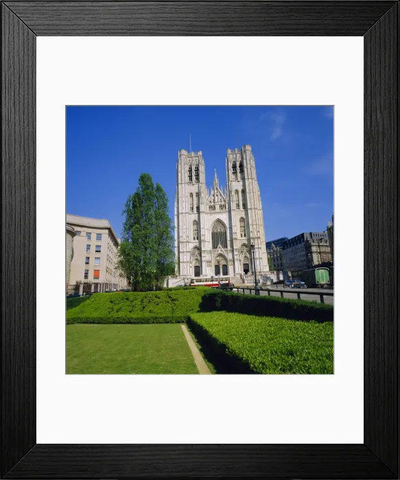 Framed Print : St. Michel Cathedral, Brussels, Belgium Framed Print : St. Michel Cathedral, Brussels, Belgium