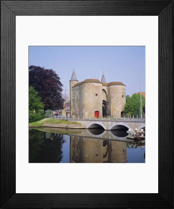Framed Print : Ghentport, Bruges, Belgium Framed Print : Ghentport, Bruges, Belgium