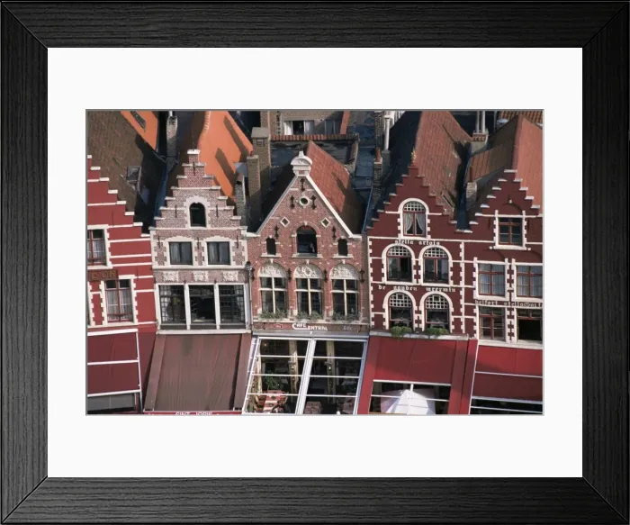 Framed Print : Architecture, Bruges, Belgium, Europe Framed Print : Architecture, Bruges, Belgium, Europe