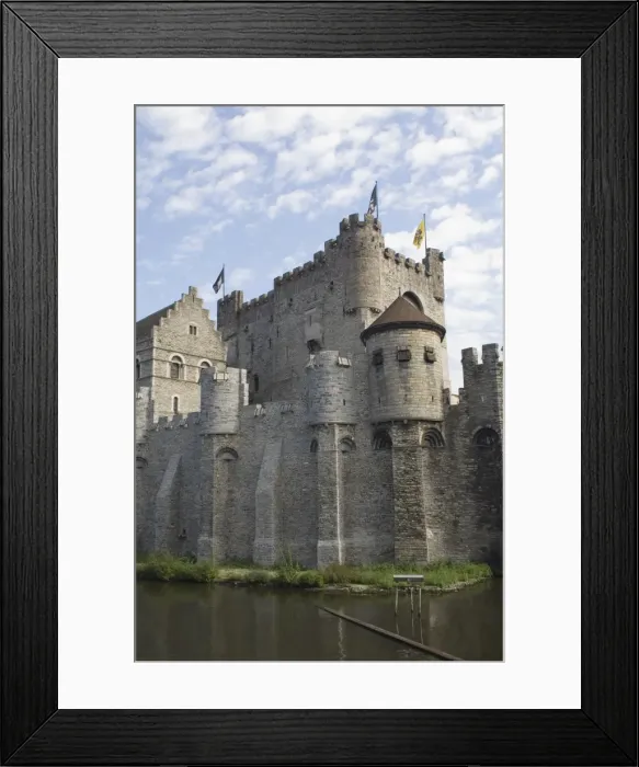 Framed Print : The Castle, Gravensteen, Ghent, Belgium, Europe Framed Print : The Castle, Gravensteen, Ghent, Belgium, Europe