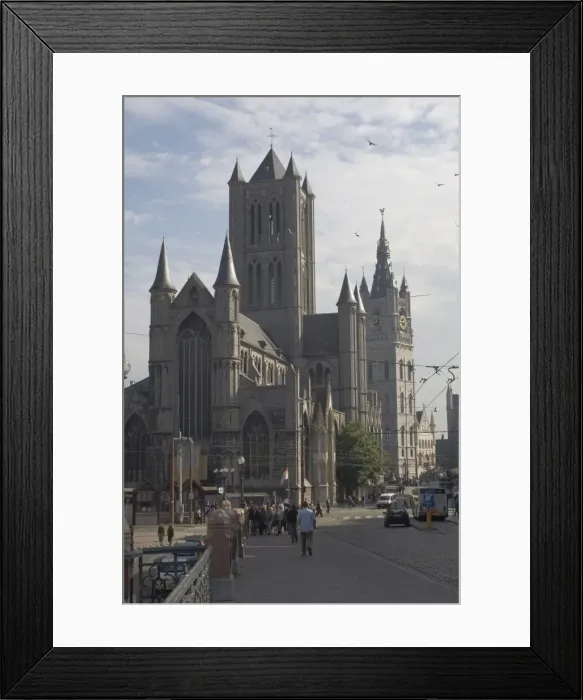Framed Print : St. Nicholas church, Ghent, Belgium, Europe Framed Print : St. Nicholas church, Ghent, Belgium, Europe