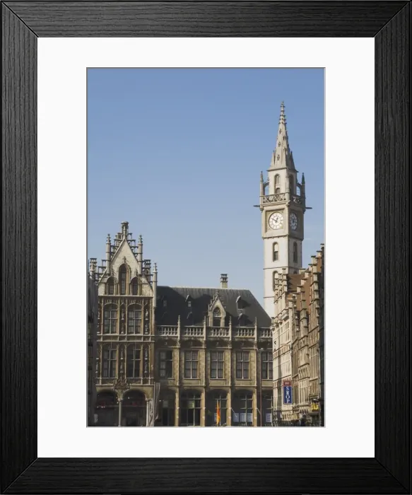 Framed Print : Belfry Tower, Ghent, Belgium, Europe Framed Print : Belfry Tower, Ghent, Belgium, Europe