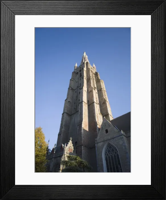 Framed Print : Church of Our Lady, Bruges, Belgium, Europe Framed Print : Church of Our Lady, Bruges, Belgium, Europe
