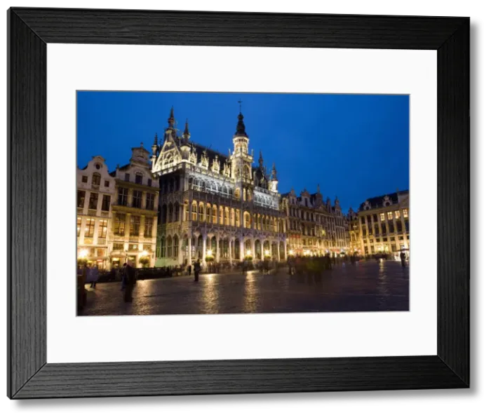 Framed Print : Evening, Musee de la Ville de Bruxelles, Grand Place, Brussels, Belgium, Europe Framed Print : Evening, Musee de la Ville de Bruxelles, Grand Place, Brussels, Belgium, Europe