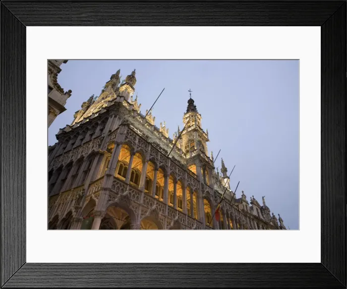 Framed Print : Evening, Musee de la Ville de Bruxelles, Grand Place, Brussels, Belgium, Europe Framed Print : Evening, Musee de la Ville de Bruxelles, Grand Place, Brussels, Belgium, Europe
