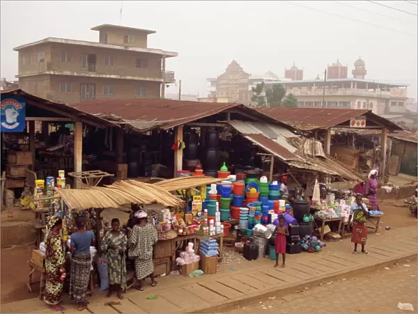 Street scene, Porto Novo, Benin, West Africa, Africa