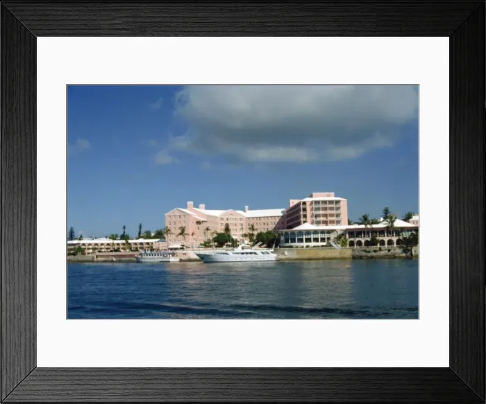 Framed Print : Hotel, Hamilton, Bermuda, Atlantic Ocean, Central America Framed Print : Hotel, Hamilton, Bermuda, Atlantic Ocean, Central America