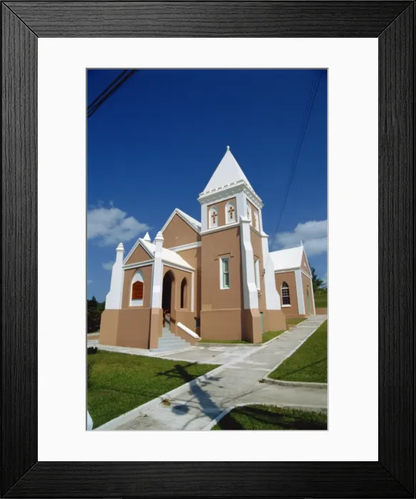 Framed Print : Church, Bermuda, Atlantic, Central America Framed Print : Church, Bermuda, Atlantic, Central America
