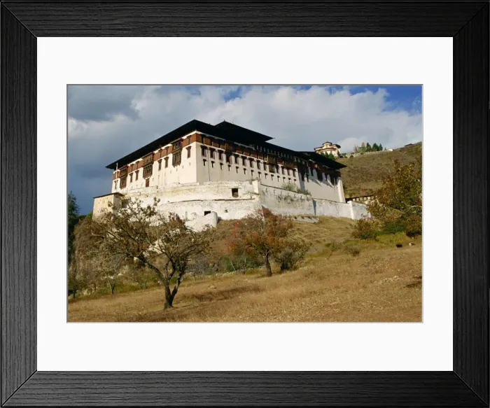 Framed Print : The Dzong (monastery) at Paru in Bhutan, Asia Framed Print : The Dzong (monastery) at Paru in Bhutan, Asia