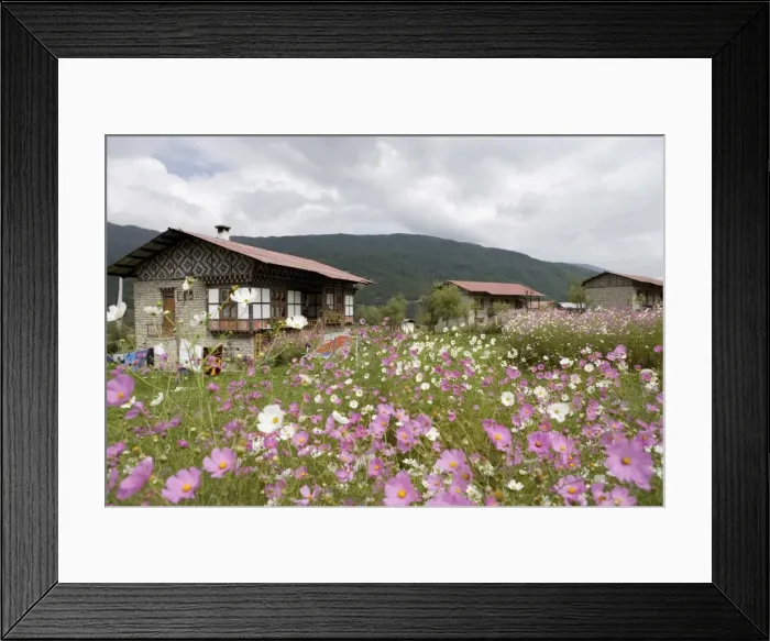 Framed Print : Jankar, Bumthang Valley, Bhutan, Asia Framed Print : Jankar, Bumthang Valley, Bhutan, Asia