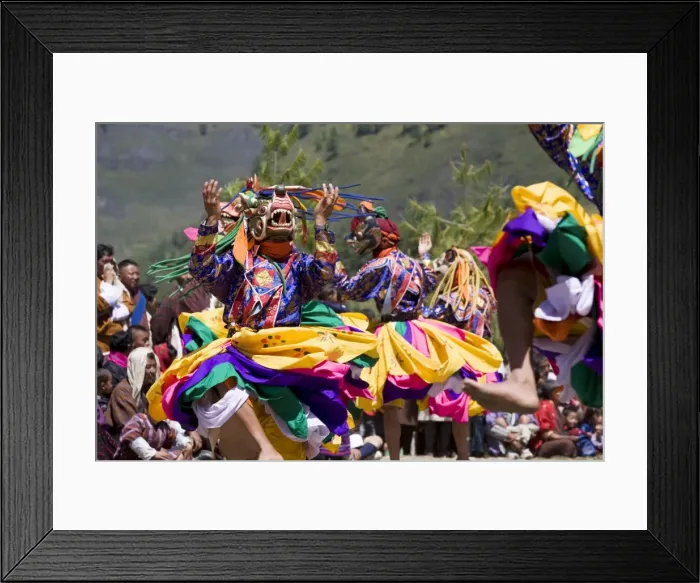 Framed Print : Buddhist festival (Tsechu), Haa Valley, Bhutan, Asia Framed Print : Buddhist festival (Tsechu), Haa Valley, Bhutan, Asia