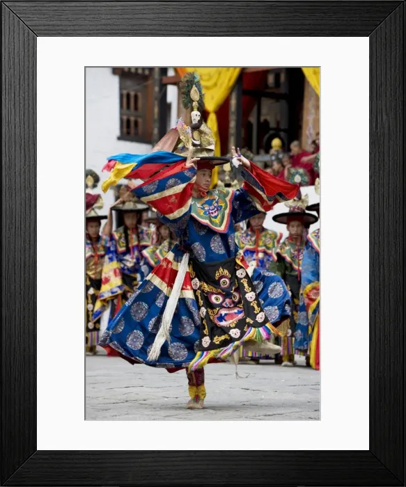 Framed Print : Buddhist festival (Tsechu), Trashi Chhoe Dzong, Thimphu, Bhutan, Asia Framed Print : Buddhist festival (Tsechu), Trashi Chhoe Dzong, Thimphu, Bhutan, Asia