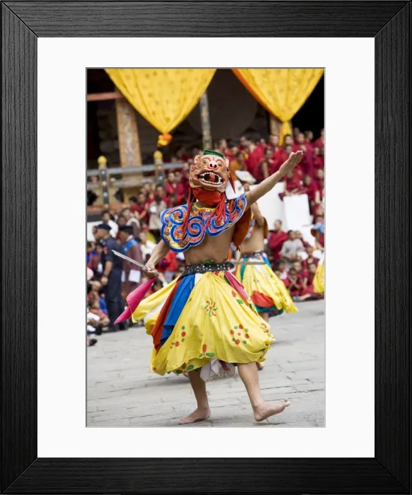 Framed Print : Buddhist festival (Tsechu), Trashi Chhoe Dzong, Thimphu, Bhutan, Asia Framed Print : Buddhist festival (Tsechu), Trashi Chhoe Dzong, Thimphu, Bhutan, Asia