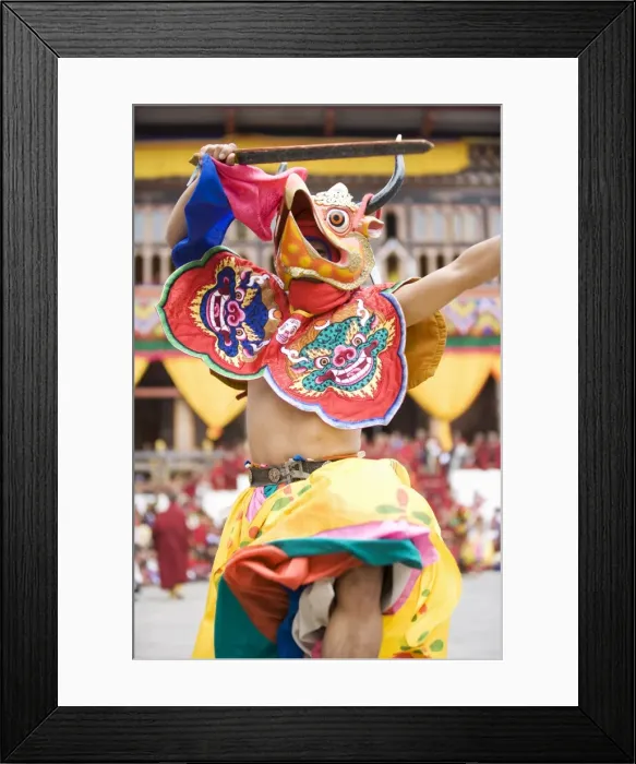 Framed Print : Buddhist festival (Tsechu), Trashi Chhoe Dzong, Thimphu, Bhutan, Asia Framed Print : Buddhist festival (Tsechu), Trashi Chhoe Dzong, Thimphu, Bhutan, Asia