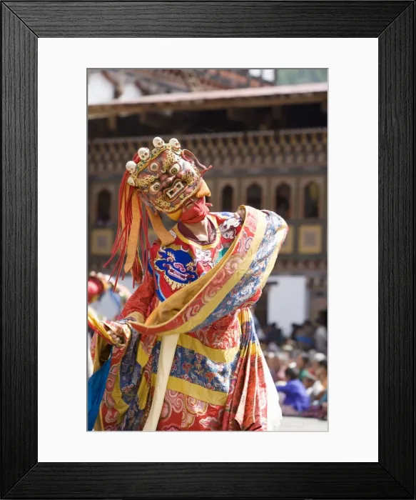 Framed Print : Buddhist festival (Tsechu), Trashi Chhoe Dzong, Thimphu, Bhutan, Asia Framed Print : Buddhist festival (Tsechu), Trashi Chhoe Dzong, Thimphu, Bhutan, Asia