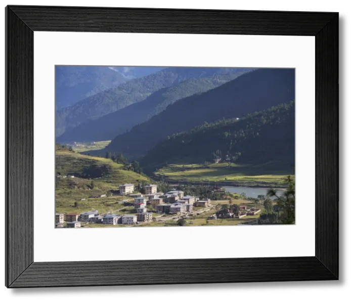 Framed Print : Punakha, Bhutan, Asia Framed Print : Punakha, Bhutan, Asia