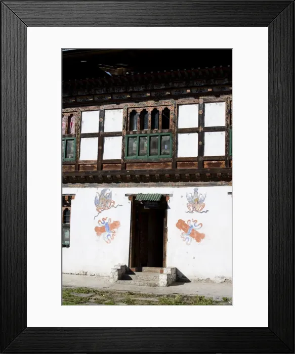 Framed Print : Phallus symbols on house to ward off evil spirits, Paro, Bhutan, Asia Framed Print : Phallus symbols on house to ward off evil spirits, Paro, Bhutan, Asia