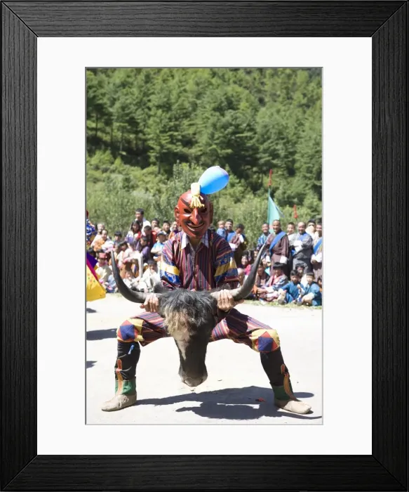 Framed Print : Buddhist Festival (Tsechus), Haa Valley, Bhutan, Asia Framed Print : Buddhist Festival (Tsechus), Haa Valley, Bhutan, Asia