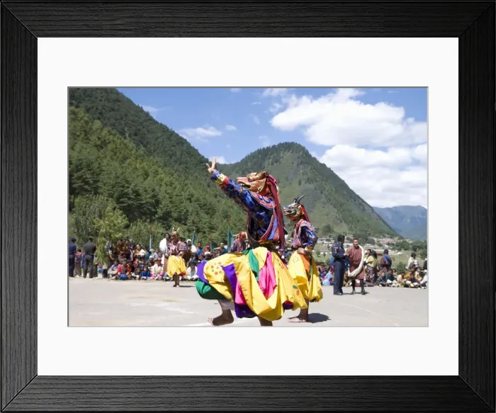 Framed Print : Buddhist Festival (Tsechus), Haa Valley, Bhutan, Asia Framed Print : Buddhist Festival (Tsechus), Haa Valley, Bhutan, Asia