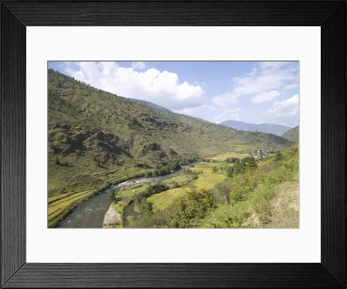 Framed Print : Puna Tsang River, Bhutan, Asia Framed Print : Puna Tsang River, Bhutan, Asia