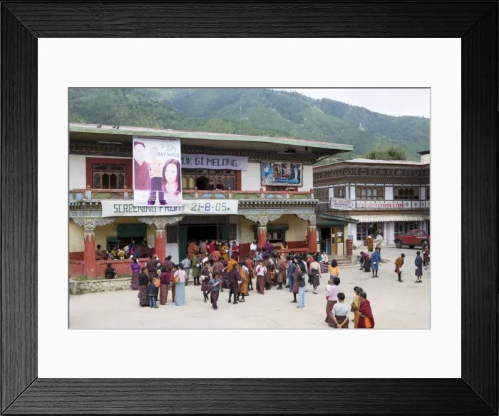 Framed Print : The Cinema of Thimphu, the only one in Bhutan, Thimphu, Bhutan, Asia Framed Print : The Cinema of Thimphu, the only one in Bhutan, Thimphu, Bhutan, Asia