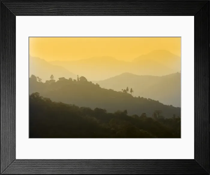 Framed Print : Thimphu Chhu (river) Valley, Bhutan, Asia Framed Print : Thimphu Chhu (river) Valley, Bhutan, Asia