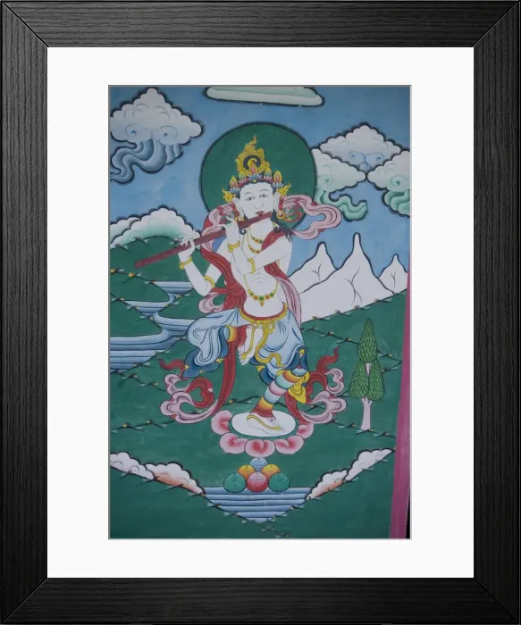 Framed Print : Painting in Trongsa Dzong, Trongsa, Bhutan, Asia Framed Print : Painting in Trongsa Dzong, Trongsa, Bhutan, Asia