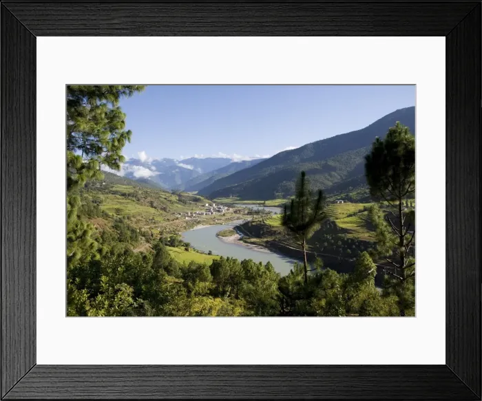 Framed Print : Punakha, Bhutan, Asia Framed Print : Punakha, Bhutan, Asia