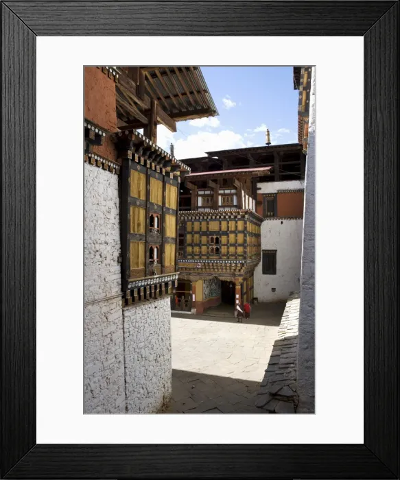 Framed Print : Paro Dzong, Paro, Bhutan, Asia Framed Print : Paro Dzong, Paro, Bhutan, Asia