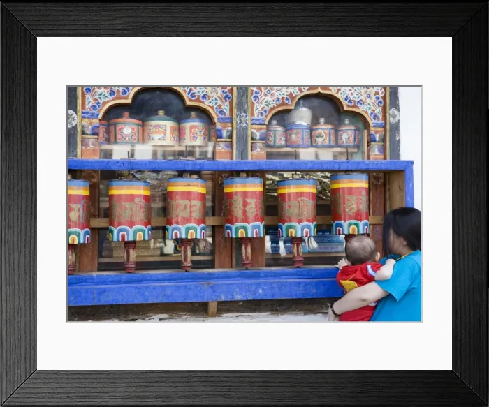 Framed Print : Paro, Bhutan, Asia Framed Print : Paro, Bhutan, Asia