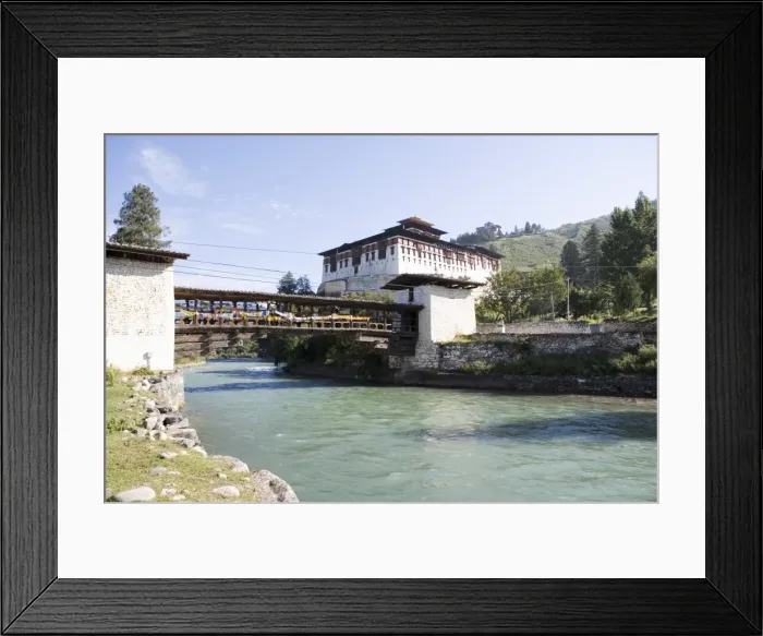Framed Print : Paro Dzong, Paro, Bhutan, Asia Framed Print : Paro Dzong, Paro, Bhutan, Asia