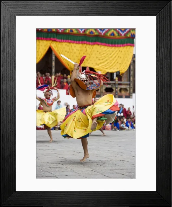 Framed Print : Buddhist festival (Tsechu), Trashi Chhoe Dzong, Thimphu, Bhutan, Asia Framed Print : Buddhist festival (Tsechu), Trashi Chhoe Dzong, Thimphu, Bhutan, Asia