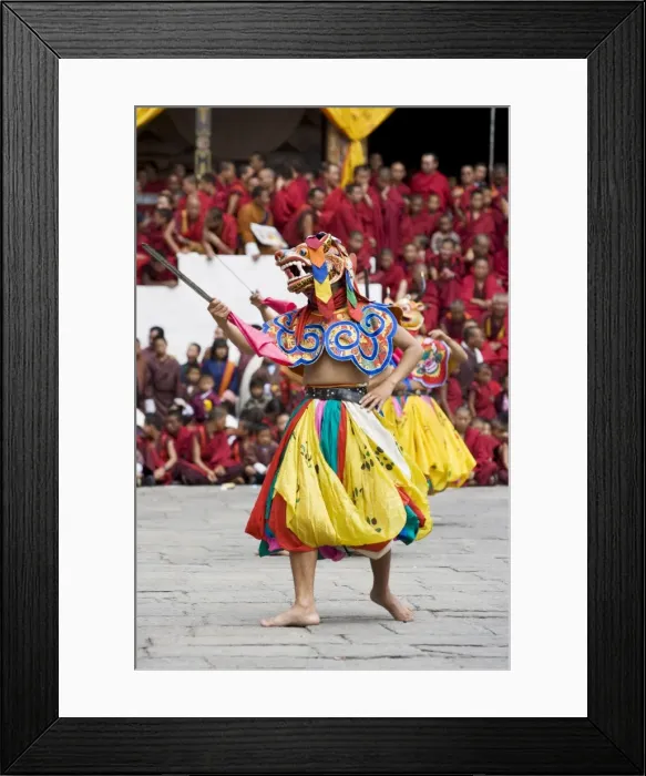 Framed Print : Buddhist festival (Tsechu), Trashi Chhoe Dzong, Thimphu, Bhutan, Asia Framed Print : Buddhist festival (Tsechu), Trashi Chhoe Dzong, Thimphu, Bhutan, Asia