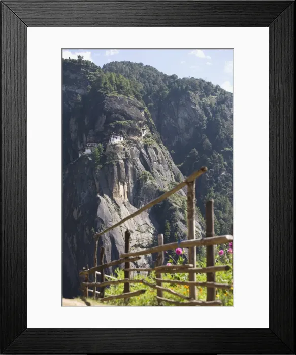 Framed Print : Taktshang Goemba (Tigers Nest) Monastery, Paro, Bhutan, Asia
