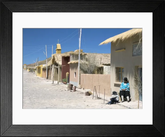 Framed Print : Old mining village of Culpina between Uyuni and Laguna Colorado, Southwest Highlands Framed Print : Old mining village of Culpina between Uyuni and Laguna Colorado, Southwest Highlands